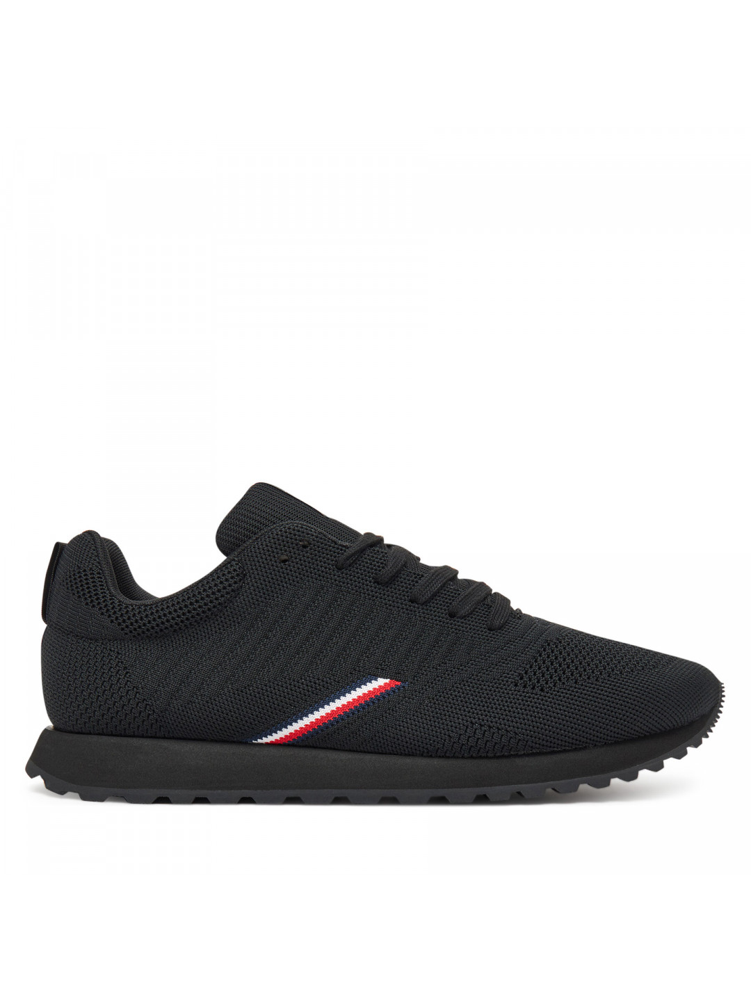 Sneakersy Tommy Hilfiger New Runner Eva Corpo Knit FM0FM05648 Černá